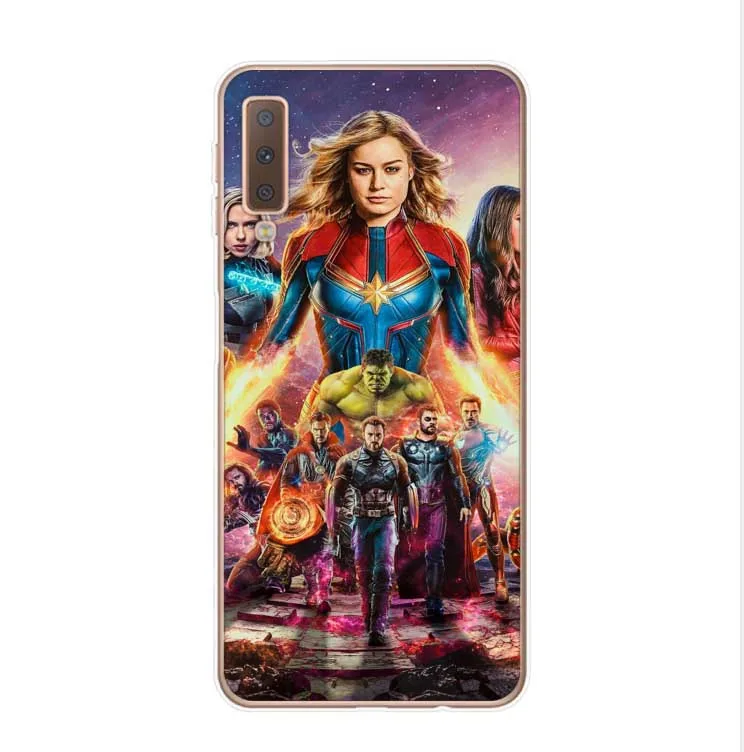 Супергерои Marvel Мстители: Endgame силиконовые чехлы для телефонов для samsung Galaxy A7 A750 A10 A30 A50 M10 M20 A6 A8 - Цвет: TPU