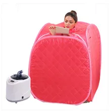 Портативный Паровая сауна палатка пароход Семья Паровая сауна поле кожи spa 5 цветов