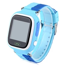 Оригинальная Красочная SOS GPS Smart Watch Micro SIM 1.22 дюймовый Экран Anti Потерянный Монитор Дети Smartwatch Q90 Для IOS Android