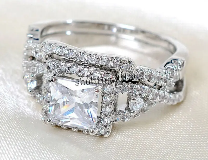 Swarovski Crystal Wedding Ring Sets - Wedding Rings Sets Ideas