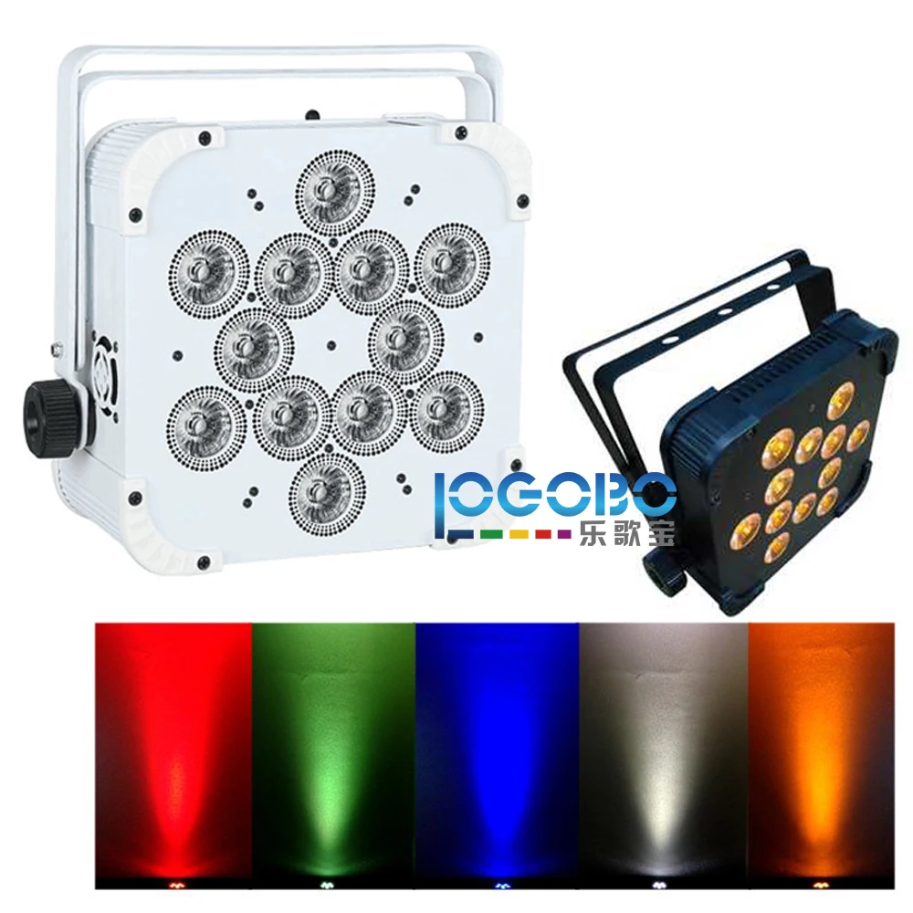New RH-6512 12x15W RGBWA 5in1 LED battery wireless par can light-1