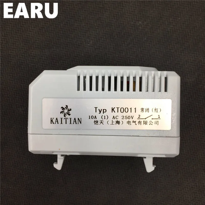 1 шт. 220 В нормально закрытый(NC) Термостат для комнаты Stego KTO011 механический термостат регулятор температуры для нагревателя