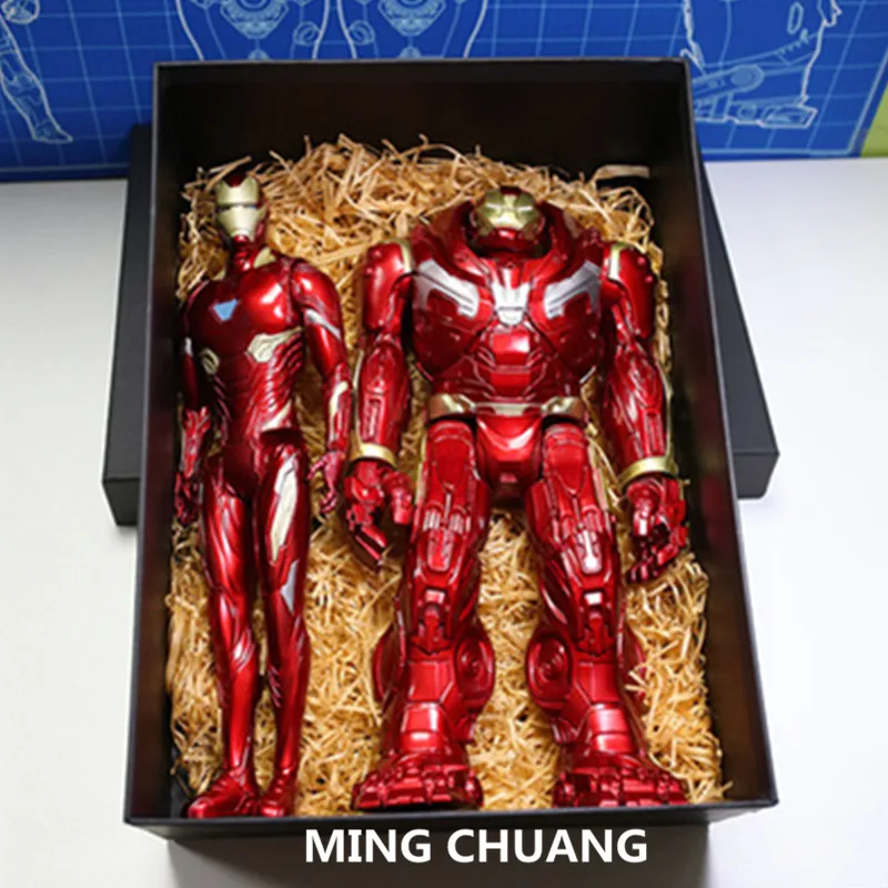 

Avengers Infinity War Superher Iron Man Spider-Man Anti-Hulk Christmas Present Action Figure Collectible Model Toy BOX D783