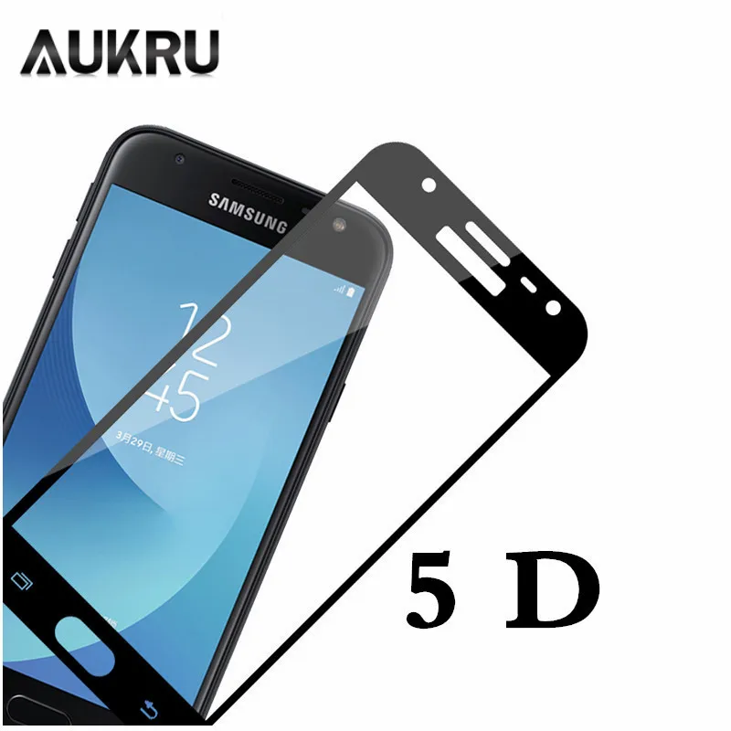 5D полный охват закаленное Стекло для samsung Galaxy A8 A6 плюс 2018 A5 A7 A3 J7 J5 J3 Pro 2017 защитная