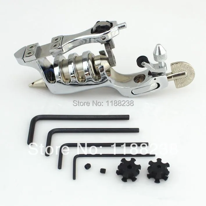 

Primus Sunskin ROTARY Alloy Machine TATTOO Gun Silver Liner & Shader free shipping