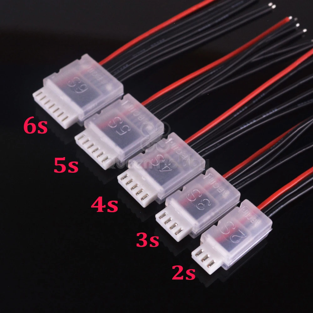 5 шт./лот 2S 3S 4S 5S 6S Lipo Батарея баланс Зарядное устройство кабель зарядное IMAX B6