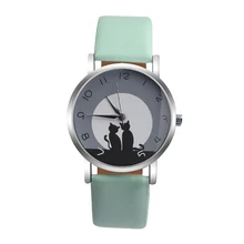 Luxury brand Fashion montre font b couple b font font b watch b font cat wrist