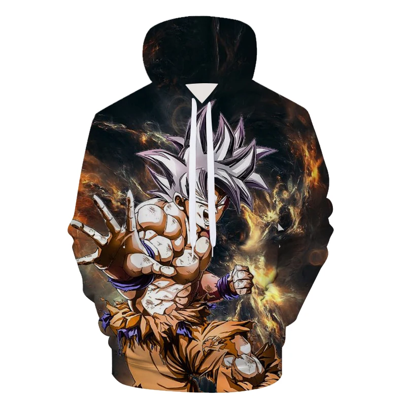 

2018 Hot Sale Full Print 3D Hoodies Men/Women Pollover Sweatshirt Dragon Ball Goku Autumn Winter Men Hoodie Streetwear Tracksuit