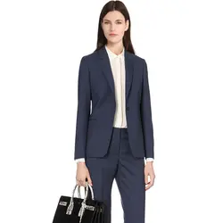 2019 пользовательские Для женщин 2 шт набор воротником строгие брюки костюм офиса женская форма конструкции для Для женщин Бизнес деловой