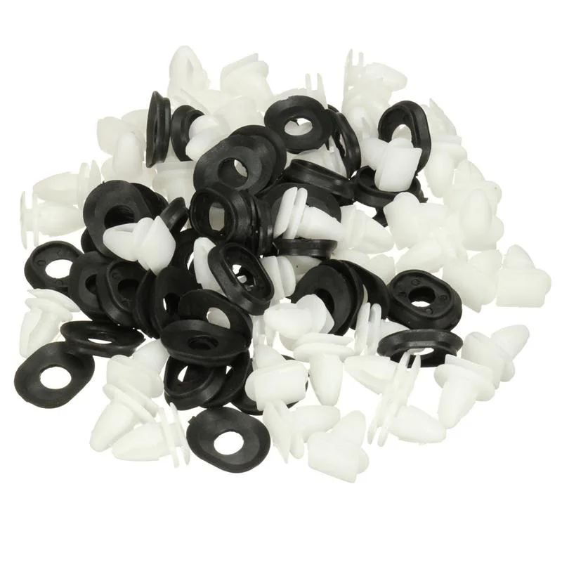 

50pcs set For Fiat Ducato 71728806 Exterior Side Molding Massage Lower Door Trim Clips Plastic Auto Fastener & Clip
