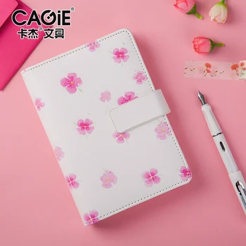 

CAGIE Kawaii A6 Planner Travel Diary Notebook Cute Filofax Agenda Organizer Spiral Sketchbook Notebooks and Journals
