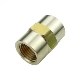 2 шт. 1/4 "Женский NPT * 1/4" Женский BSPP Латунь муфты фитинга воды лодка