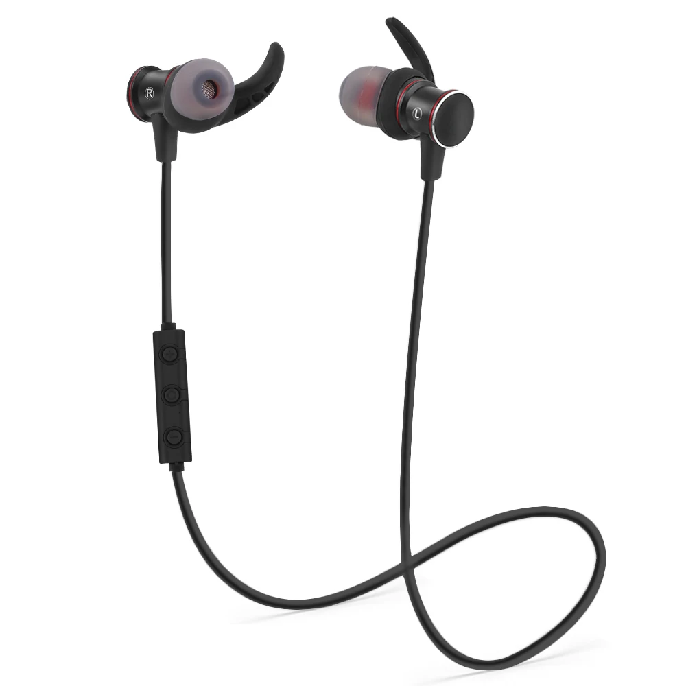 IMice спортивные беспроводные Bluetooth наушники бас стерео магнитные с микрофоном