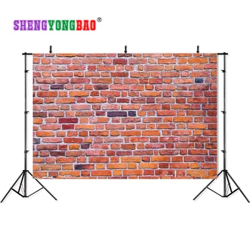 

SHENGYONGBAO Art Fabric Custom Brick Wall theme Photography Backdrops Prop Photo Studio Background YHSHD-03
