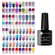 Ur Sugar Цветной Гель-лак для ногтей, меняющий цвет, 3 цвета, Термальный УФ-Гель-лак, блестящий Гель-лак для ногтей, сделай сам