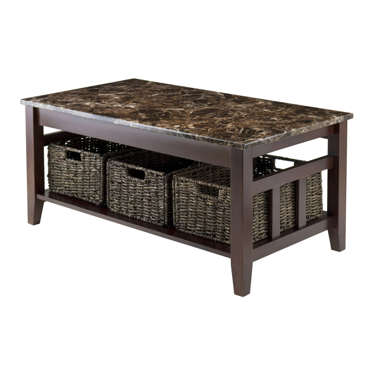 

Zoey Coffee Table Faux Marble Top