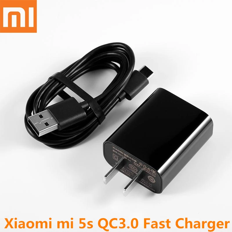 

Xiaomi mi5 Quick Charger ,Original usb wall QC3.0 Fast Charge adapter and Type-C Cable For Xiaomi mi 5s 6 5 mix2 max2 Smartphone