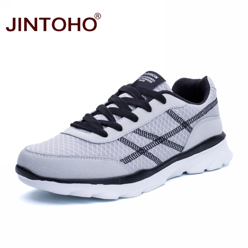 Лето jintoho дышащая тренировочная обувь, дешевая спортивная мужская обувь для бега, Брендовые мужские кроссовки, уличная спортивная обувь, мужские кроссовки - Цвет: qian hui