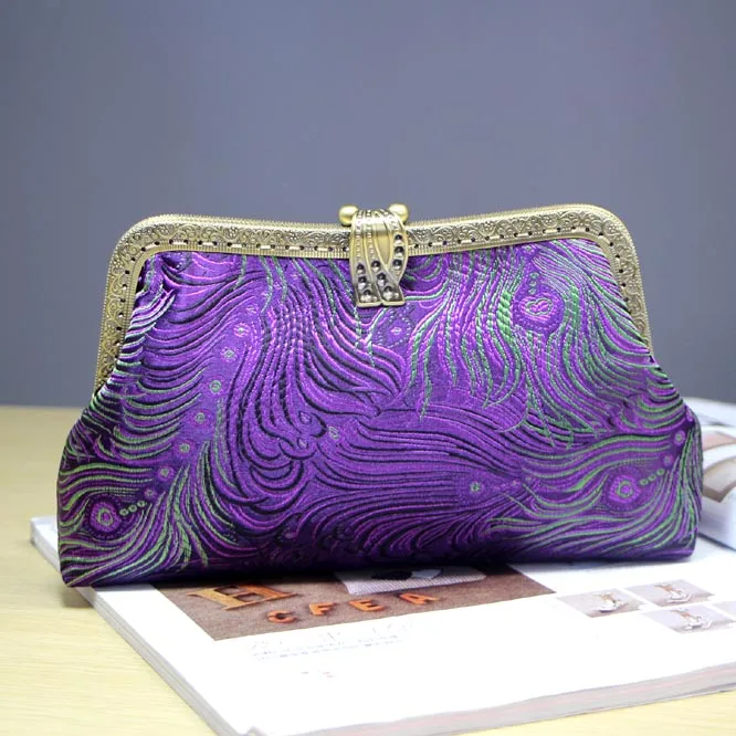 DIY Fabric Women Handbag Female Handmade Fabric Bag Material Pack Butterfly Japanese Wave Chinese red-crowned Crane Design