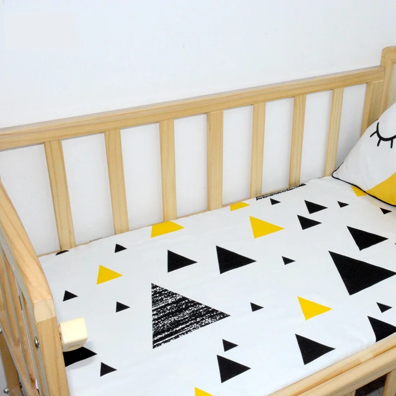Nordic Style Baby Crib Fitted Sheet Universal Size Elastic Covers For Cot Mattress Anti-dirty Baby Crib Sheets 1 Piece Nordic Style Baby Crib Fitted Sheet Universal Size Elastic Covers For Cot Mattress Anti-dirty Baby Crib Sheets 1 Piece