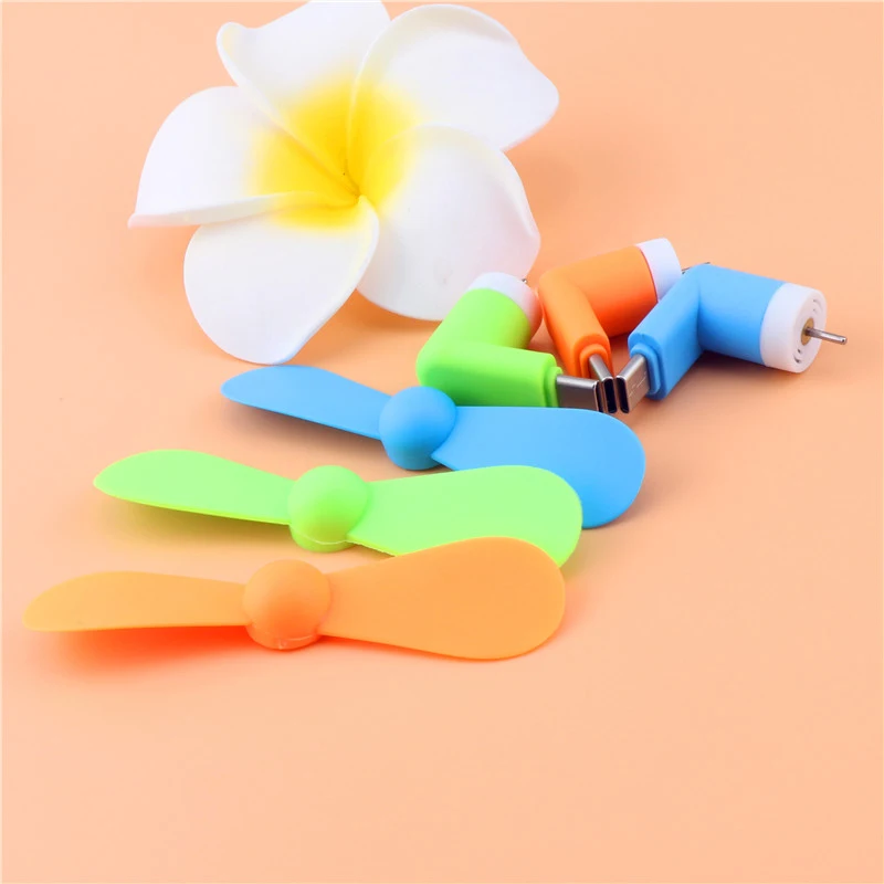 Fleksibel Usb Fan Portable Mini Mobile Phone Penggemar untuk Samsung Huawei Xiaomi OTG Ponsel Android USB Mikro Tipe-C cooler USB Gadget