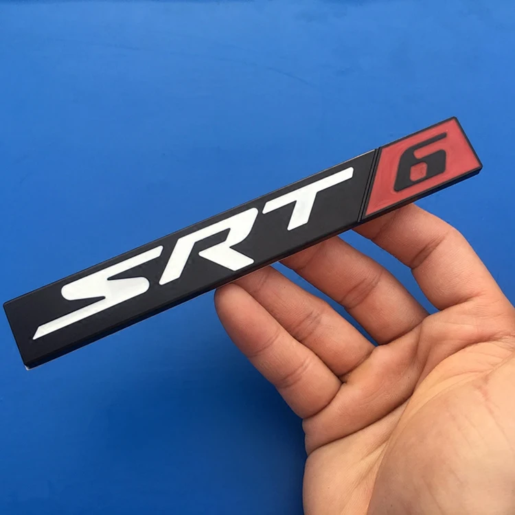 1 шт. 3D металлический SRT6 SXT6 SRT8 SXT8 Задняя эмблема на багажник наклейки для автомобиля Наклейка для DODGE JEEP