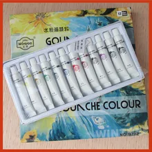 wintree gouache12 мл 12 цветов Boxed Set Art пигмент живопись детская гуашь