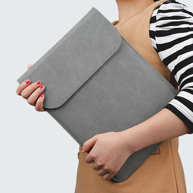Чехол из ПУ кожи для ноутбука Macbook Air 13 11 12 новый Pro 15 Touch Bar 2018 чехол Xiaomi 3 6 Surface pro 4 5