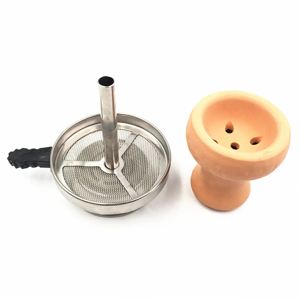 1 шт. металлический держатель для кальяна с ручкой Narguile Sheesha водопровод Чича