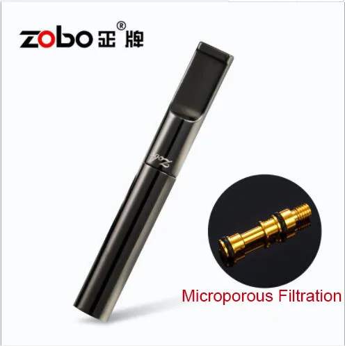 Zobo тонкой сигареты держатель фильтр циркулятор Тип очистки, леди тонкий фильтр, мужской металлический тяга курительный набор