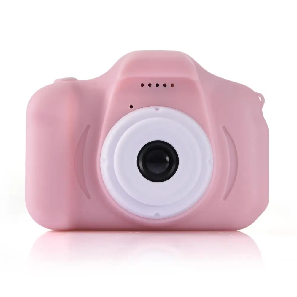 C3 детская мини-камера, детские развивающие игрушки для детей, подарок на день рождения, цифровая камера 1080 P, зеркальная камера - Цвет: Pink