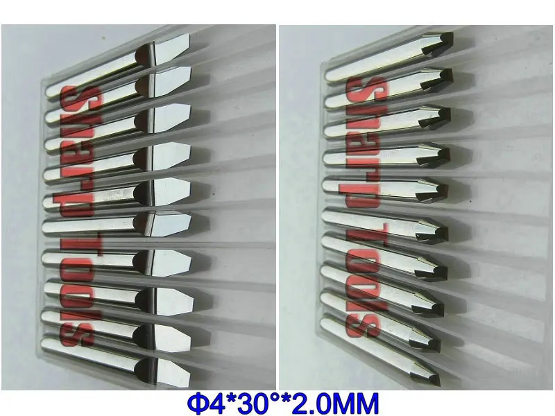 

Long Life 30 degree 4x2.0mm V Shape Carbide Engraving Bits Set CNC Tools Metal/ Copper/ Aluminum Cutting Engraving Milling Bits