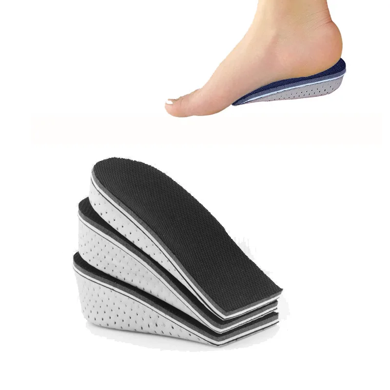 

1 Pair Comfortable Height Increasing Shoes Insoles High Arch Support Pad For Women Men Lift Insert Pad Height Cushion