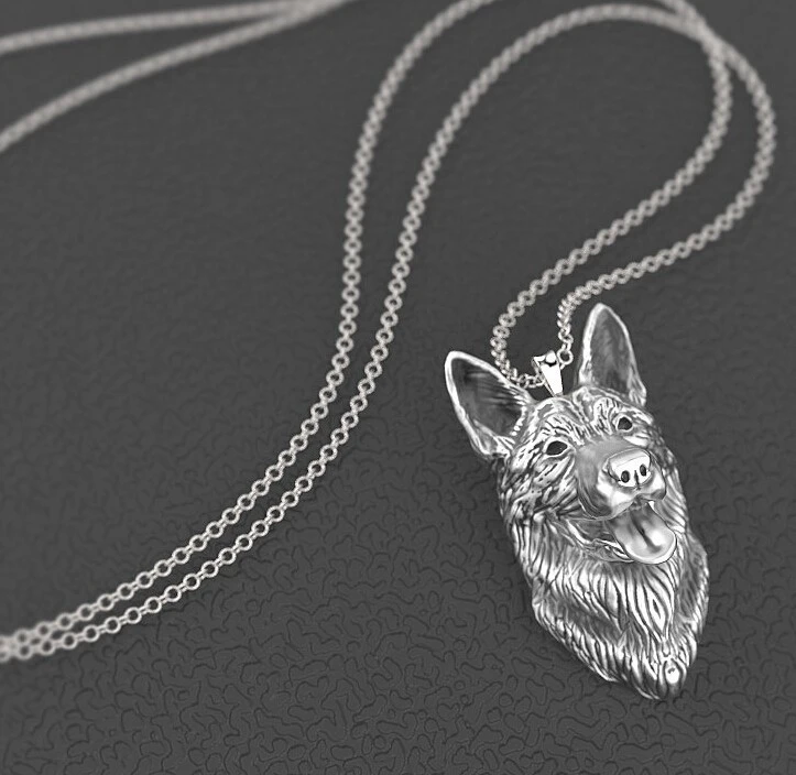 ペット愛好家のためのジャーマンシェパードネックレス犬ペンダント動物シリーズジュエリー Animal Jewelry German Shepherd Necklacedrop Necklace Aliexpress