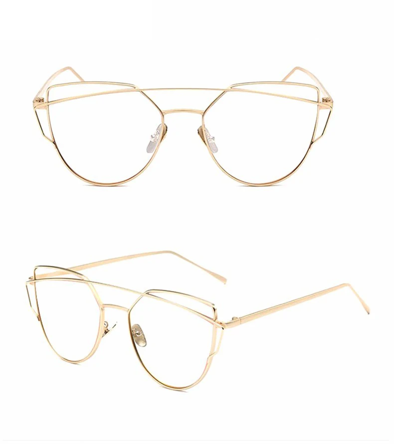 Новые «кошачий глаз» Для женщин Брендовая Дизайнерская обувь twin-лучей солнцезащитные очки зеркало солнцезащитные очки Flat Панель любовь