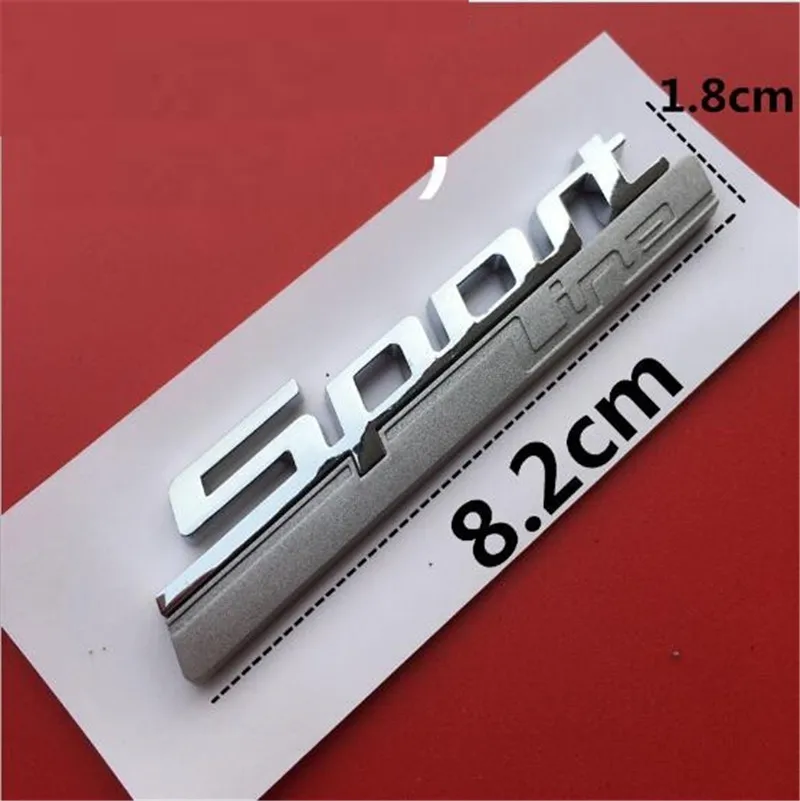 Микс 50 шт. автомобильный Стайлинг ABS серебро 3D Роскошная линия Спортивная линия боковой значок эмблема для bmw 2 3 4 5