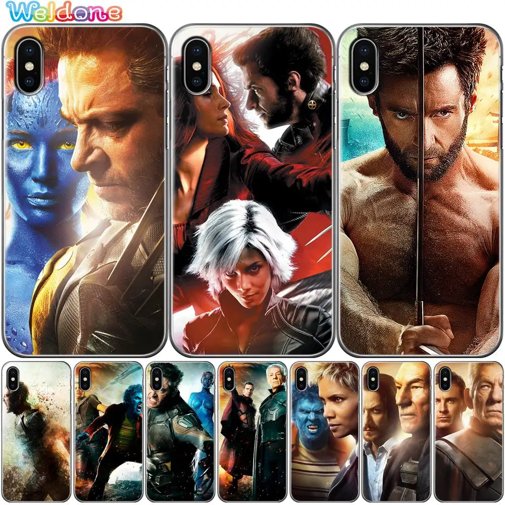 

Fashion X-Men Storm Wolverine Phoenix Phone Case Cover For iPhone XS Max XR X 7 6s 8 Plus 5S case cover etui