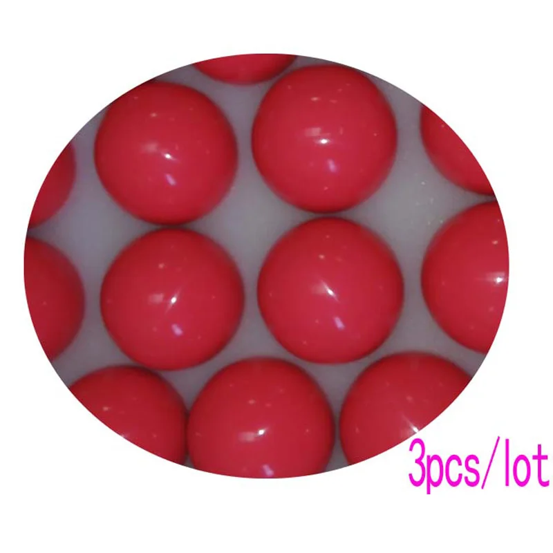 xmlivet 3pcs 5.25cm Pink color Single ball Resin 2 1/16 inch Snooker Balls Hot Sale Billiards snooker accessories