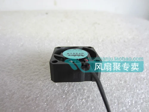 Новый бесшумный микровентилятор Nidec 2 5 см 2510 В 0 08 а DF251R 05LC 25*25*10 мм провода|silent fan|10mm