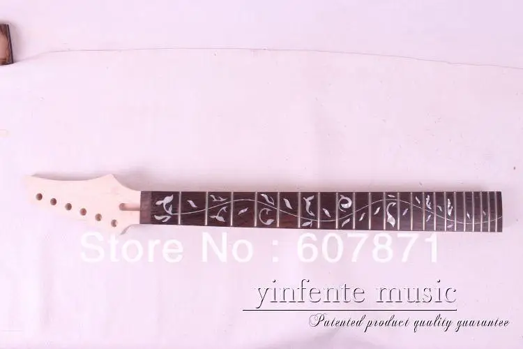 

New high quality Unfinished electric guitar neck Mahogany made maple fingerboar
