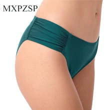 Женские плавки для плавания, сексуальные летние пляжные шорты с низкой талией, быстросохнущие плавки, женские облегающие плавки XL