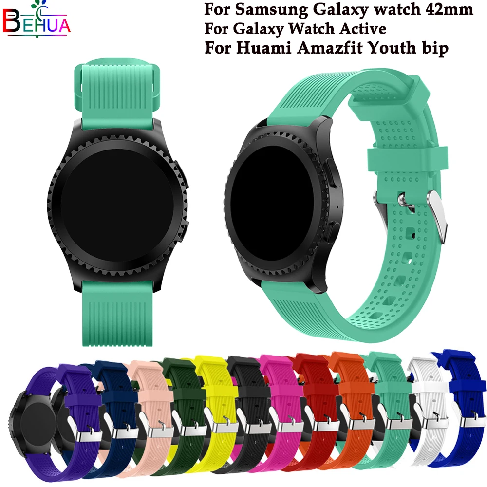 Силиконовый спортивный ремешок для часов Samsung Gear S2 732 Smasung Galaxy 42 мм часы samsung