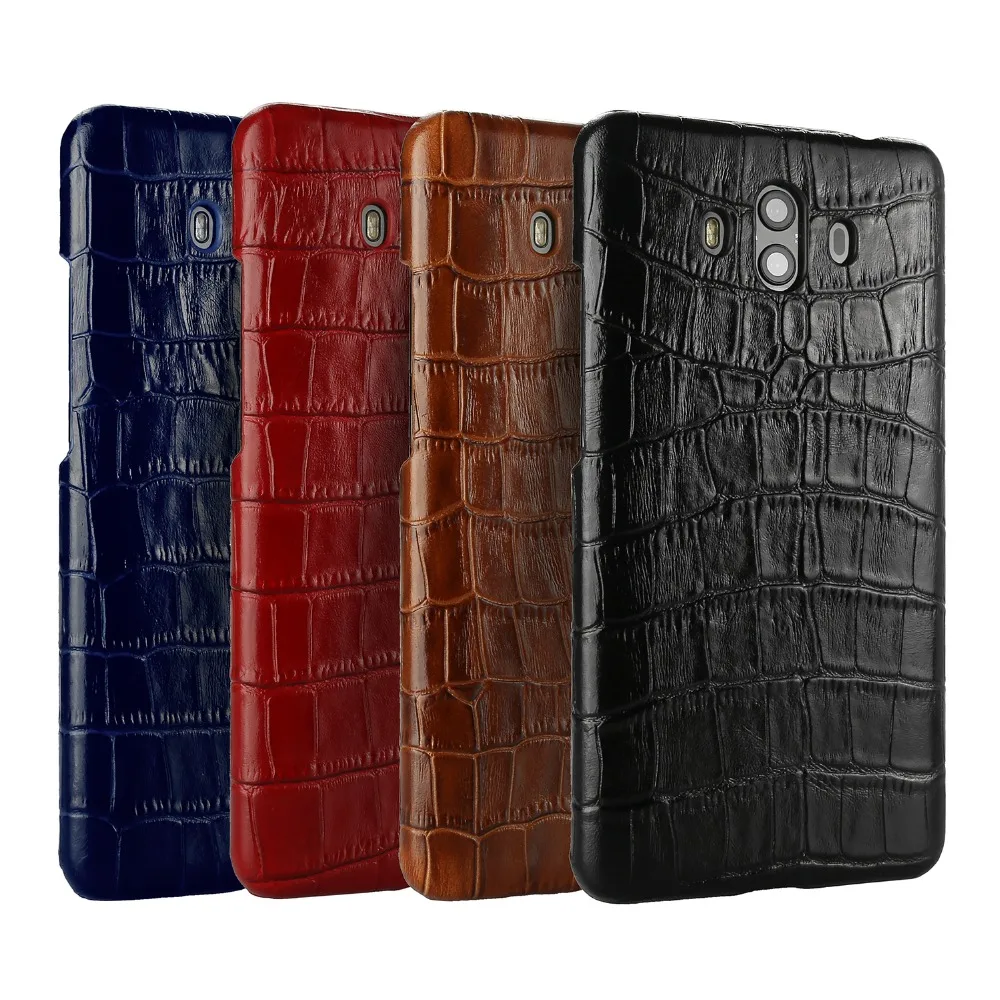 

Mate10 Luxury Genuine Leather Case for Huawei Mate 10 Case Crocodile Cowhide Pattern Fashion Cover for Huawei Mate 10 Capa Case