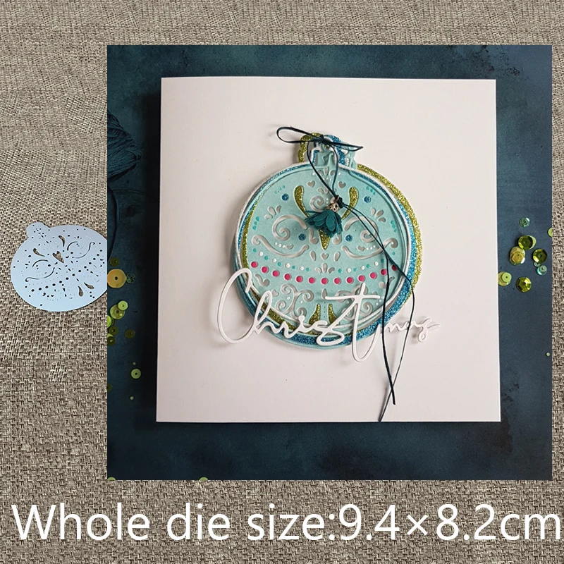 

New Design Craft Metal Cutting Die cut dies Retro christmas ball decoration scrapbook Album Paper Card Craft Embossing die cuts