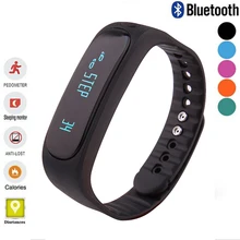 HQ Waterproof Bluetooth Smart Bracelet E02 wristband font b Health b font font b fitness b