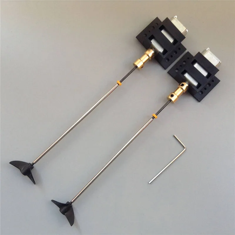 1Set 3V 9V Strong Magnetic Motor Kit 180 Motors 15cm Drive Shaft CW CCW D30 Propeller