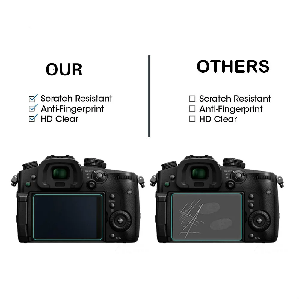 Для Panasonic Lumix DC GH5 FZ80 0 3 мм 2.5D 9H прозрачное закаленное стекло Защита экрана пленка
