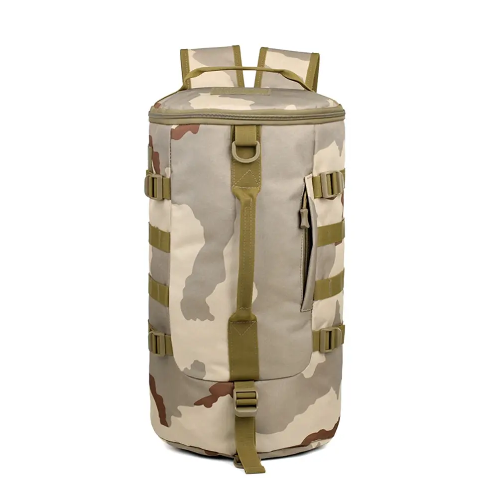 

2018 New Shoulder Bag Outdoor Bags Shoulders Backpack Oxford Cloth Handbag Camouflage Single Shoulder Bag Travel Military Bag