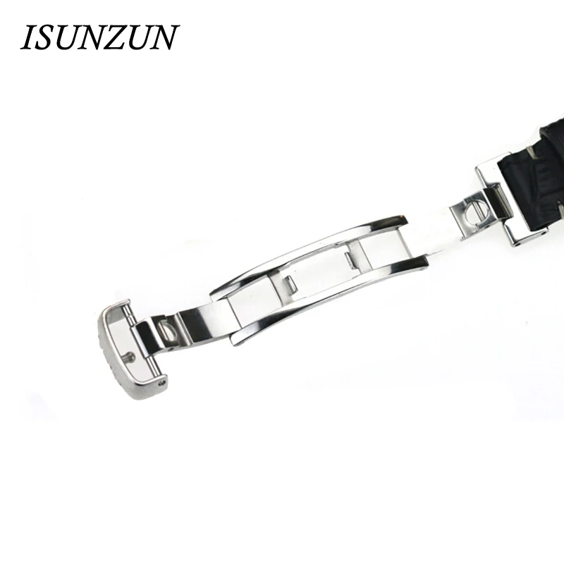 ISUNZUN мужские ремешки для часов Tissot T035 1853 кожаный ремешок 22 23 24 мм механический ремешок браслет ремешок для часов ремень herrenuhr