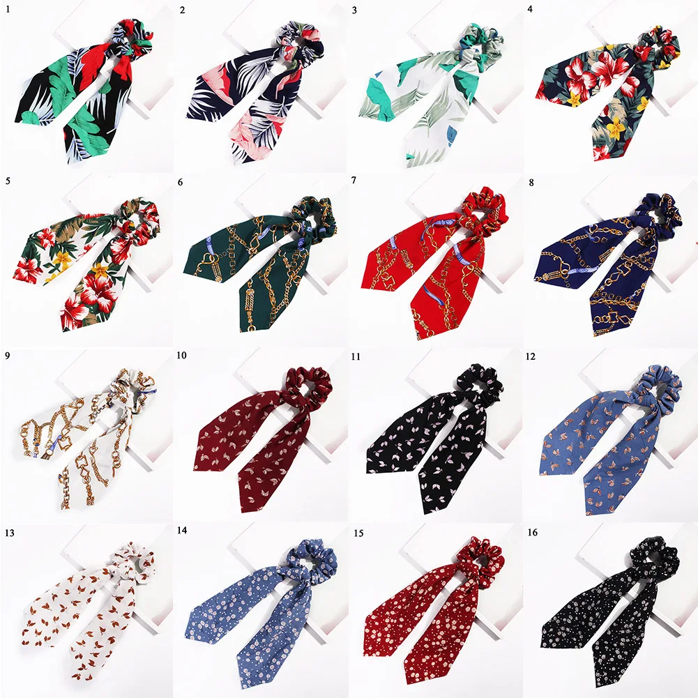 Women's Chic Printed Ribbon Hairbands-Styles